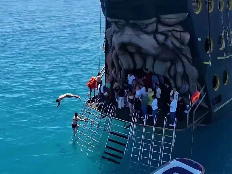 Kemer Pirate Boat Tour Gonster – A Day Full of Adventure! 🏴‍☠️⛵🌊 - Photos 3